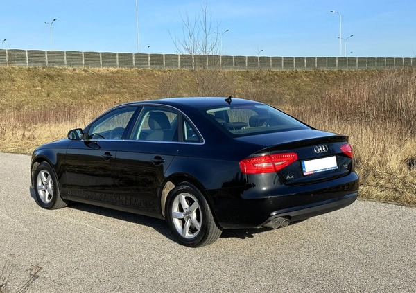Audi A4 cena 54900 przebieg: 246000, rok produkcji 2014 z Tychowo małe 56